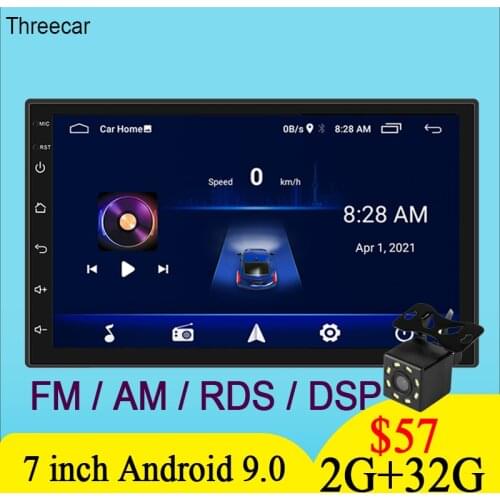 Android 9.0 2 Din Car radio Multimedia Video Player Universal auto Stereo GPS MAP For Volkswagen Nissan Hyundai Kia toyota CR-V