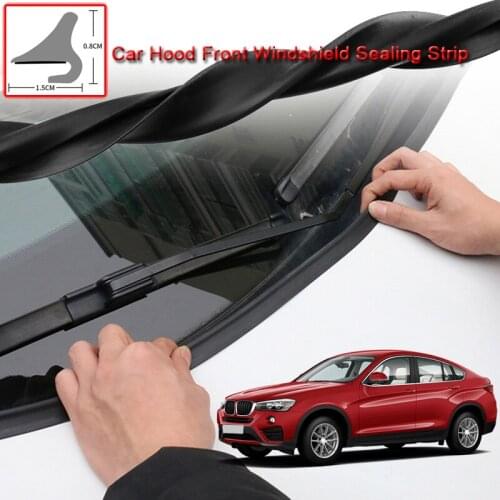 For BMW X4 2014-2020 DIY 1.8M Car Seal Strip Windshied Spoiler Filler Protect Edge Weatherstrip Strips Sticker Auto Accessories