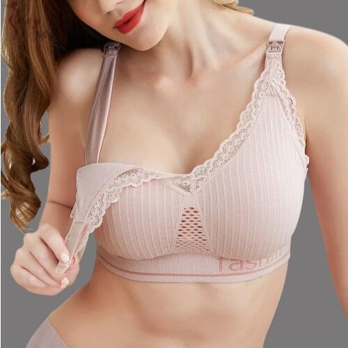 SEXYWG Breastfeeding Maternity Nursing Bras for Pregnant Women Pregnancy Underwear Pumping Sleep Bras Soutien Gorge Elastic