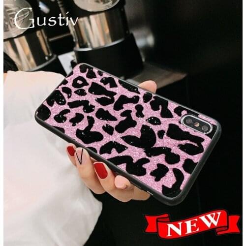 Xiaomi Redmi Note 8 Luxury Leopard Glitter Phone Case For Xiaomi Mi 8 9 cc9 cc9e 10 Redmi Note 6 7 8A Lite Pro Back Cover Case