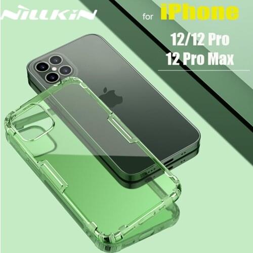 For iPhone 12 12 Pro Max Case Nillkin TPU Soft Back Cover For iPhone 12 Pro Max Phone Case For iPhone 12 Max Slim Silicone Cover