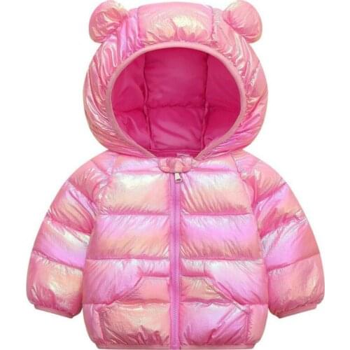 Kids Winter Jackets 2020 New Childrens Down Padded Coat for Boys Girls Baby Girl Thicken 0-5 Years Infant Hooded Outerwear