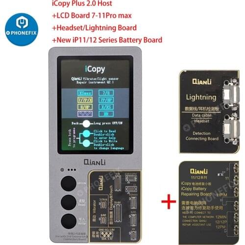 Qianli iCopy Plus LCD Screen photosensitive Repair Instrument for iPhone 11 Pro Max XR XSMAX XS Color Battery Repair Programmer