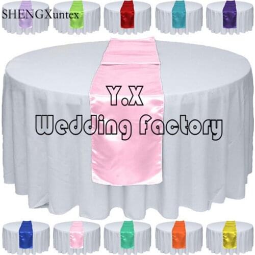 Hot Sale Satin Table Runner For Table Cloth Decoration