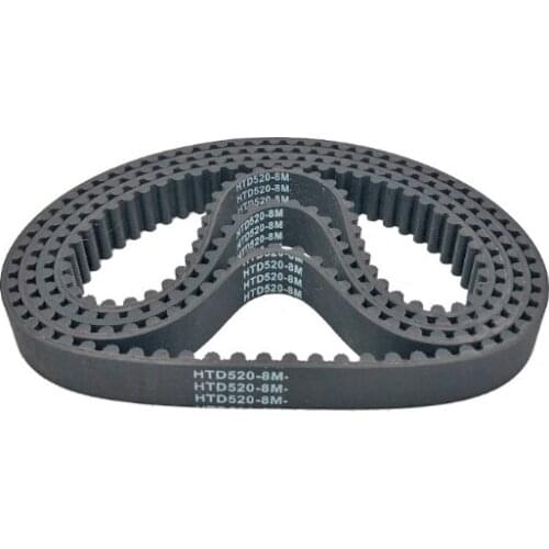 HTD464-8M HTD472-8M HTD480-8M HTD488-8M HTD496-8M HTD504-8M HTD512-8M HTD520-8M Rubber Timing Belt Black 1PC