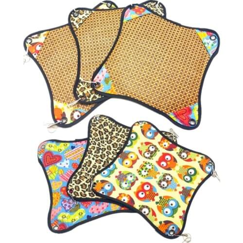 Summer Rattan Small Animal Cage Hamster Sleeping House Mini Pet Hanging Hammock Swing New Born Rodent/Guinea Pig/Rat/Hedgehog