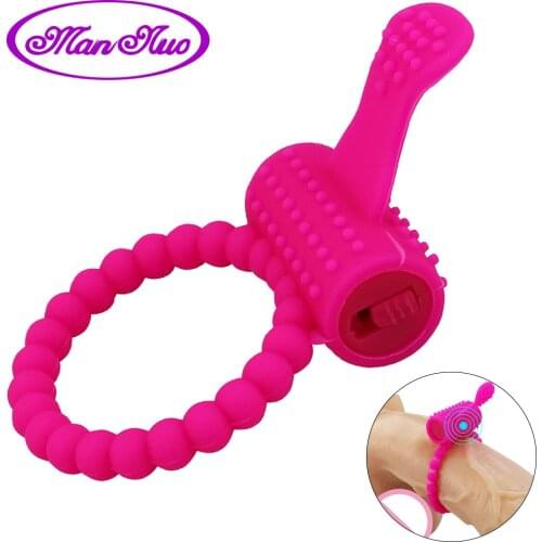 Man nuo Built-in battery Cock Rings Male Enchantment Delay Ejaculation Penis Rings Adult Sex Toys Rings for Men Erotic Products