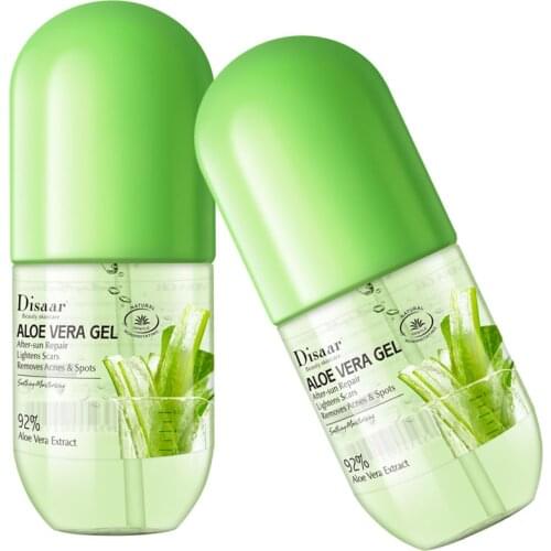 SNOW LADY Natural Organic Aloe Vera Gel Repair Anti-Acne Bulk Acne Treatment Dark Circles Nourishing Whitening Wrinkle Sunscreen