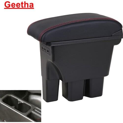 For Suzuki Jimny Armrest Box 2017-2021 JB74 Car Styling Decoration Accessories Central Store Content Box Dual Layer USB Charging