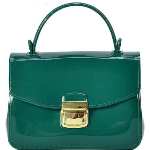 Women Lucency Jelly Shoulder Bag Lady Fashion Shoulder Bags Girl Candy Jelly Handbags Crossbody Bag