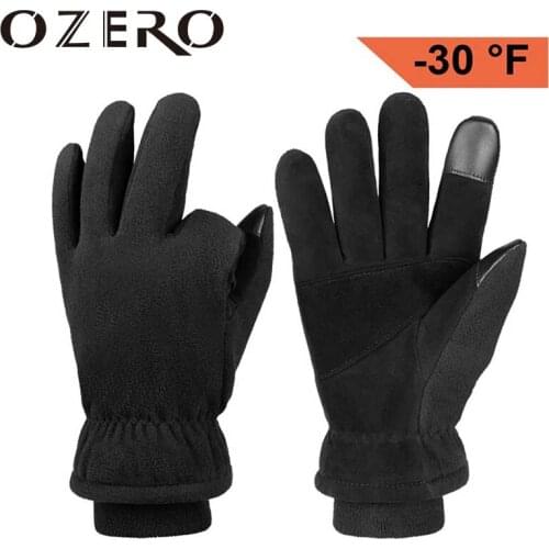 OZERO Waterproof Winter Gloves Touchscreen Fingers for Driving Motorcycle Hands Warm in Cold Weather Thermal Gifts for Men 9013B