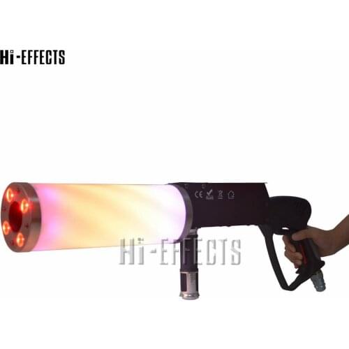 Spain Stock Handheld Led Co2 Blaster Dj Gun RGB Color Change Co2 Jet Machine For Dj Disco Party Nightclub Stage Special Effects