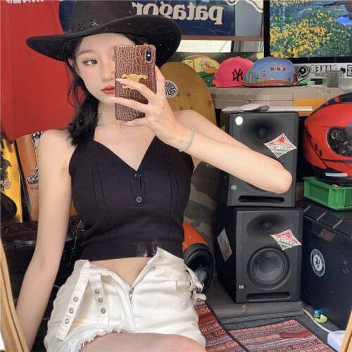 Women Tanks Tops Halter Sleeveless Small Sling Womens 2021 Summer Vest Tube Top Camis Crop Top For Women