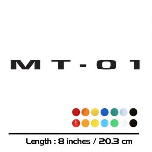 2 X New Sales motorcycle bike Fuel tank Wheels Fairing notebook Luggage helmet MOTO Sticker decals For YAMAHA MT-01