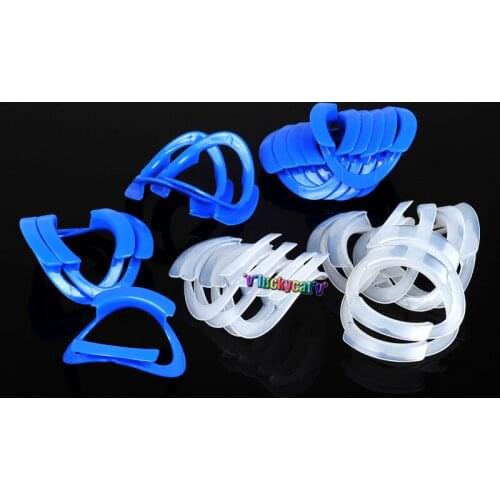 New 20Pcs O-Shape Dental Teeth Whitening Intraoral Lip Cheek Retractor