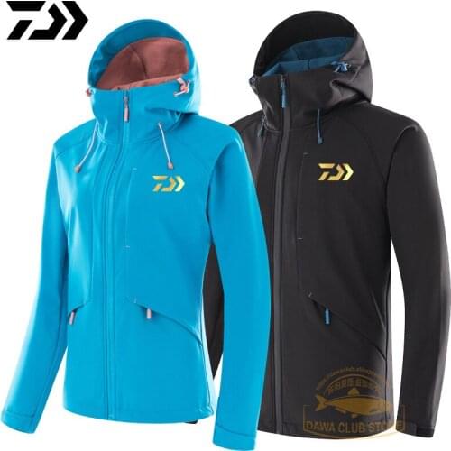 2020 DAWA Fishing Jacket Winter Waterproof Cycling Fishing Clothing Men Warm Fleece Fishing Coat Windbreak Cycling Jacket Jersey