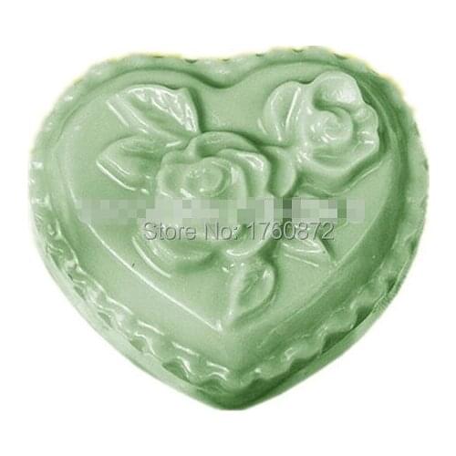 Free shipping Valentines Day heart /flower Modelling soap mold silicone cake mold fondant chocolate mold handmade soap mold