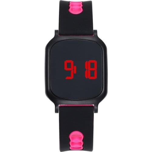 New Womens Digital Watch Fashion Casual Square Dial Led Electronic Kids Watches Boy Wristwatches Women Men Clock Zegarek Damski