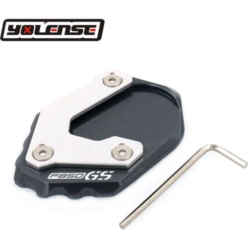 For BMW F850GS F850 GS F 850 GS 2018 2019 Motorcycle CNC Kickstand Foot Side Stand Extension Pad Support Plate Enlarge Stand
