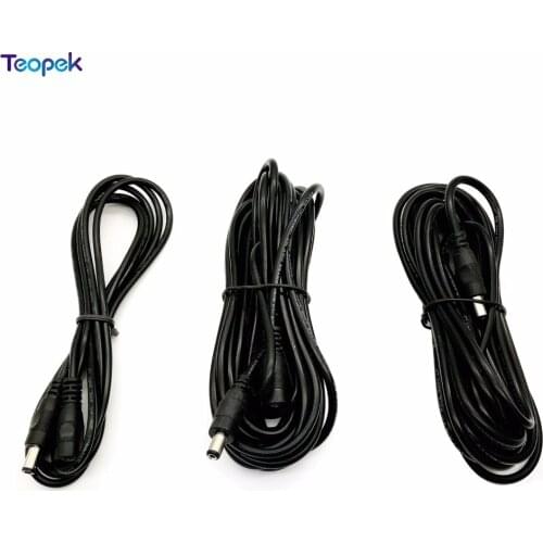 DC Power Extension Cable 1M 2M 3M 5M 10M 5.5 x 2.1mm Female to Male Plug Cable Adapter Connector for Camera CCTV LED Monitor