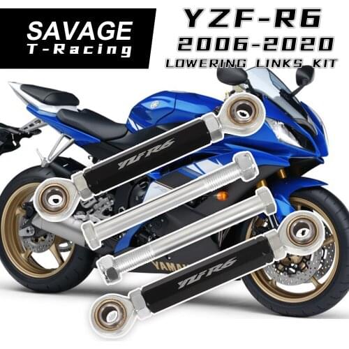 Lowering Links Kit For YAMAHA YZF-R6 YZF R6 2006-2020 Motorcycle Accessories Rear Suspension Drop Motor Bike Adjustable Lever