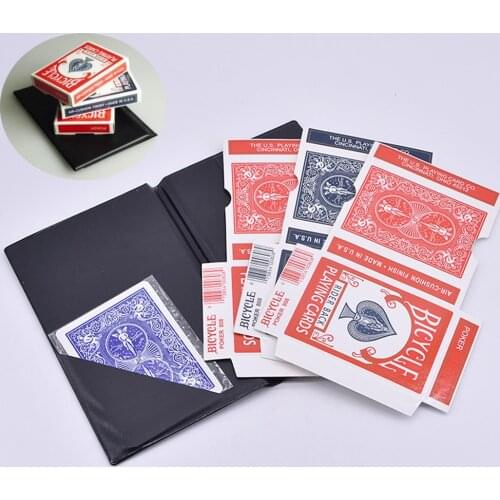 Appearing Decks Magic Tricks Stage Close Up Magia Deck Appearing From Wallet Magie Illusions Gimmick Prop Playing Card Magicians
