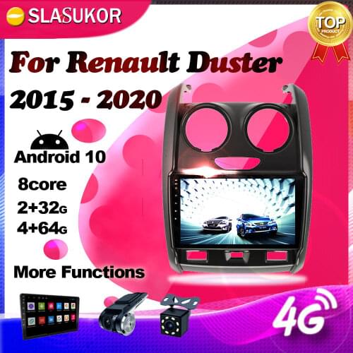 Android 10.0 Multimedia Player For Renault Duster 2015 2016 2017- 2020 Navigation 4G Car Auto Radio GPS Keine No 2din 2 din DVD
