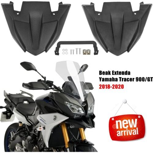 Front Wheel Fender Beak Nose Cone Extension Cover For Yamaha MT 09 Tracer 900 GT FJ09 2018 2019 2020 MT09 MT-09 Extender Cowl
