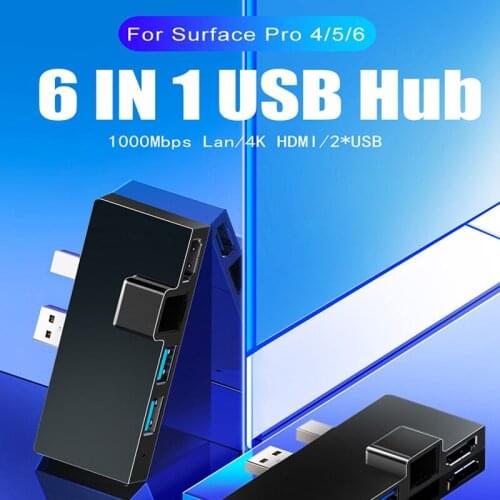 NEW High Definition Multimedia Interface Gigabit Ethernet Screen SD / TF Reader Docking Station Suitable for Surface Pro3 /4/5