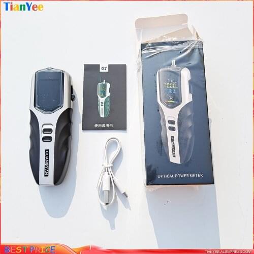 NEW High precision OPM Rechargeable battery optical power meter G7 Color LCD Screen fiber optic power meter with flash light