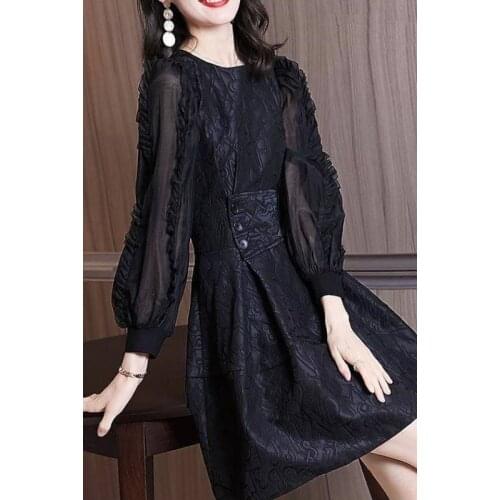 Clothes girls teenager ball gown princess style dresses fashion girls big 13 14 15 16 years black red autumn winter girls dress