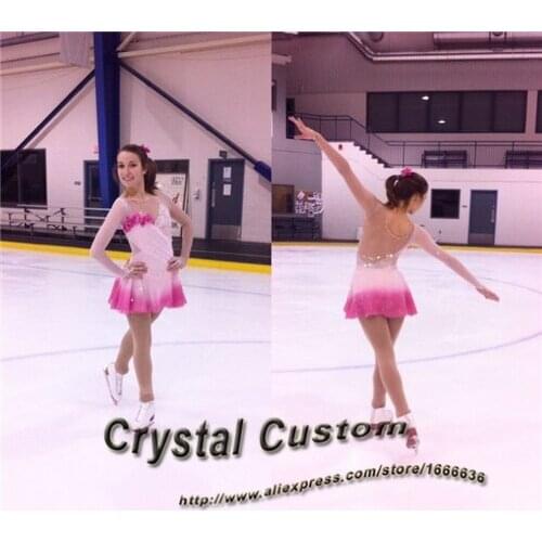 Figure Skating Dresses For Girls Fashion New Brand Ice Figure Skating Dresses Competition Kids DR3466