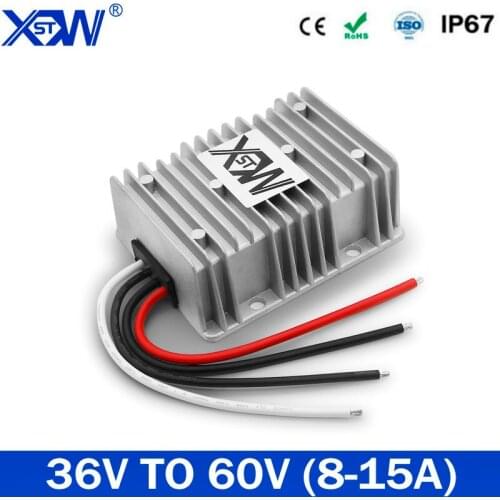 High Efficiency 36V to 60V 10A 15A 8A DC to DC Boost Converter Step Up CE RoHS Waterproof Support Droship