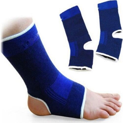 Professinal Foot Ankle Elastic Compression Wrap Sleeve Men Women Bandage Brace Support Protection