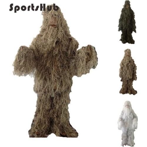 SPORTSHUB Military Camouflage Ghillie Suits Hunting Clothing Camouflage Shade Cloth TACTICAL GHILLIE Suit Hunting Cloth SAA0022