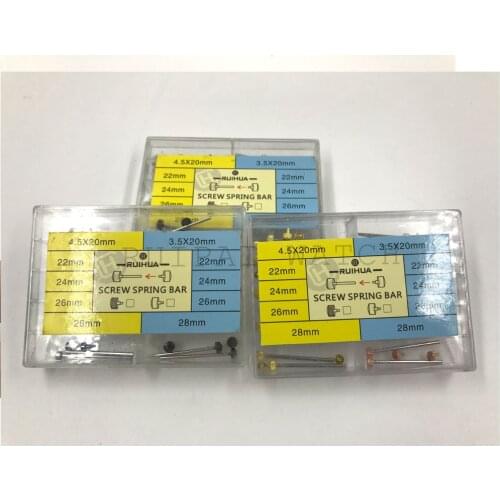 Rose Gold/Silver/Black Screw Type Steel Spring Bar for Watch Bracelet Band Strap