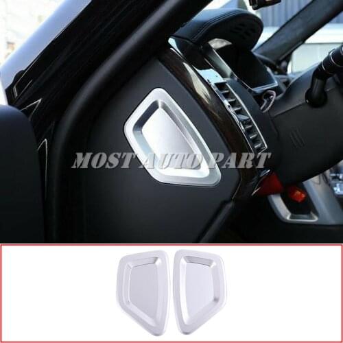 ABS Interior Side Center Console Decoration Panel Trim For Land Rover Range Rover Vogue 2013-2019 Autobiography 2014-2017 2pcs