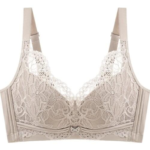 Womens bra Thai latex underwear no steel ring underwear brasieres para mujer ancho espaldar plus size underwear sexy bras