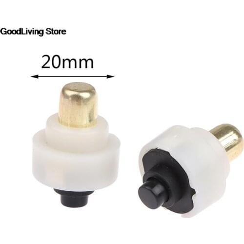 2Pcs 20mm LED Flashlight Push Button Switch ON/ OFF Electric Torch Tail Switch Wholesale