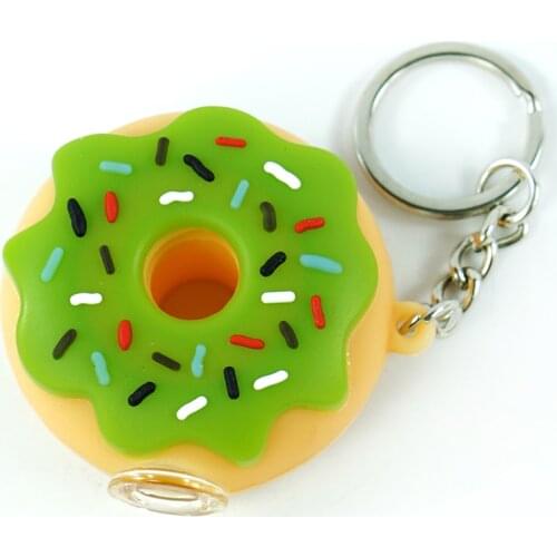 8 piecesl Silicone Smoking Pipe Donut Design food grade tpbacco pipe Cute Glass Bowl Wax Oil