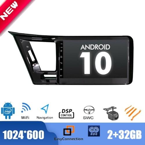 9" Android 10.0 Radio for honda Spirior 2014 Car Multimedia Player GPS Stereo DSP 2.5D IPS WIFI TPMS BT