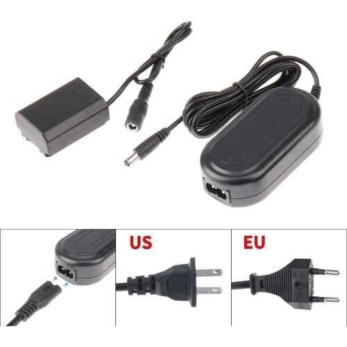 AC-FZ100 AC Power Adapter + DC Coupler Charger Kit for Sony Alpha A9 A7M III A7R III A7RM III
