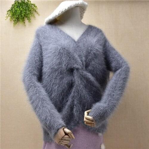 Женские вязаные пуловеры BONJEAN China At AliExpress