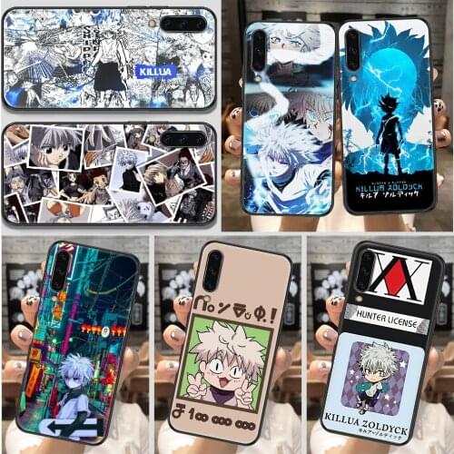 Hisoka Hunter Killua Zoldyck Phone Case For Samsung Galaxy A 10 12 20E 21S 30 32 40 50 51 52 70 71 72 5 6 7 2016 2018 black soft