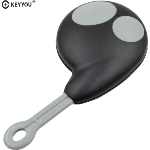 KEYYOU Remote Key Shell 2 Buttons Fits for Toyota for Cobra Alarm 7777 1046 3193 7928 8188 Keyless Entry Fob Case