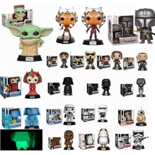 Star Wars Limited Edition Darth Vader Luke Skywalker Leia Action 10cm Figures Collection Model Toys for Children Birthday Gift