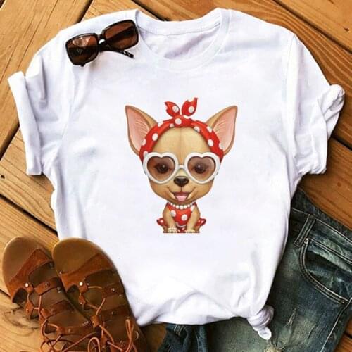 ZOGANKIN Aesthetic Harajuku Girls T-Shirt Cute Shiba Inu Doge Print Summer Korean Streetwear Women Chic Casual Tops Tees
