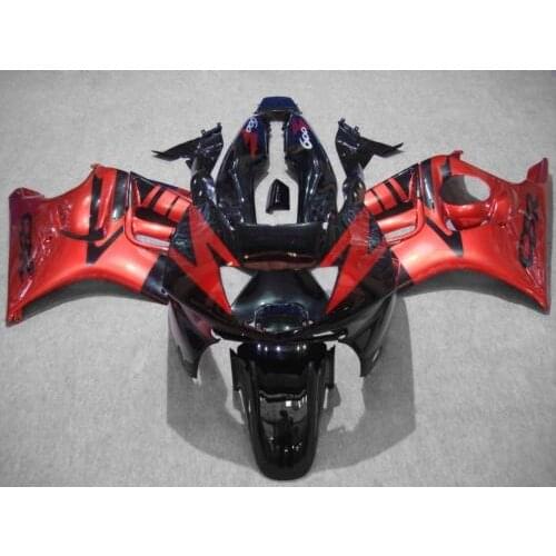Motorcycle Fairing kit for HONDA CBR600F3 95 96 CBR600 F3 CBR 600F3 1995 1996 CBR 600 ABS red black Fairings set+7gifts HM08