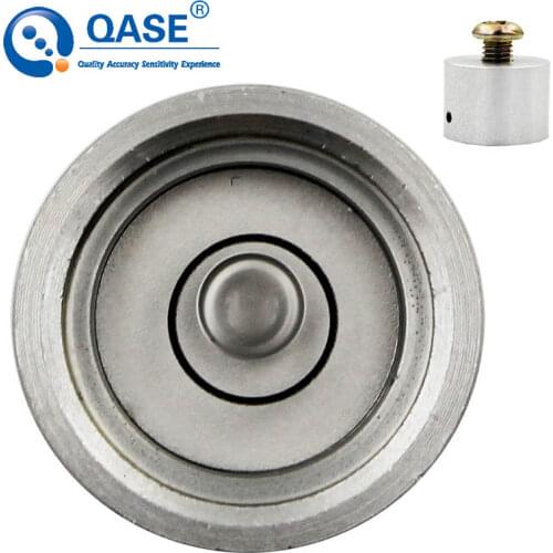 Round Spirit Level Bubble with Single Screw Hole For Trimble Invar Steel Ruler Size Diameter 20 Height 15.5mm 1PCS