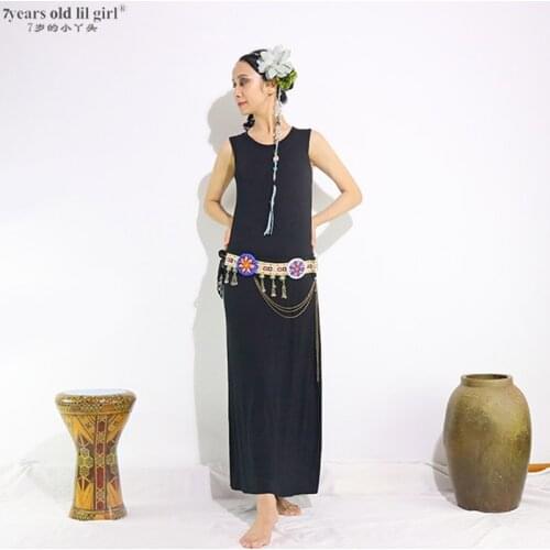 Belly Dance Costume Set For Women Professional Robe Suit Modal Dancewear EKK01